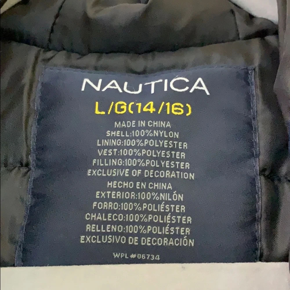 NAUTICA BOY'S JACKET,SIZE 14-16